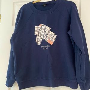J. Crew Greenwich Village sweatshirt, size XL